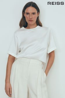 Атласная блузка с круглым вырезом Atelier Enid (140694) | €419