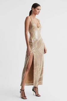 Significant Other Sequin V-Neck Maxi Dress (140700) | $420