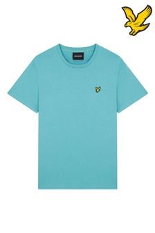 أزرق سماوي - Lyle & Scott Big Crew Neck T-shirt (140745) | 166 د.إ