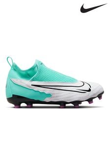Nike Green Jr. Phantom Academy Firm Ground Football Boots (140781) | $111