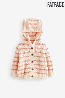 FatFace Neutral Baby Cable Stripe Cardigan (141687) | €16 - €19