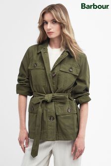 Barbour® Khaki Green Olive Green Tilly Casual Jacket (142097) | 1,324 QAR