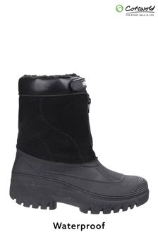 Cotswold Black Venture Waterproof Winter Boots (142660) | kr930