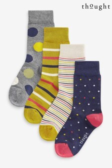 Thought Kids Blue Shay Sock Box Four Pack (143513) | €25