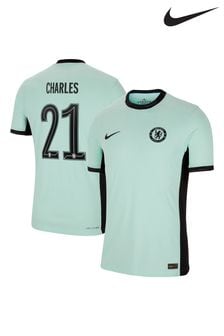 Nike Green Chelsea Third Vapor Match Shirt 2023-24 - Charles 21 (144391) | €225