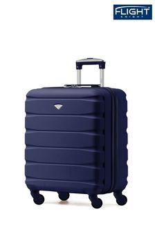 أزرق داكن - حقيبة سفر للمقصورة ‪56x45x25‬ سم 4 عجلات صلبة من Flight Knight (145310) | 277 د.إ