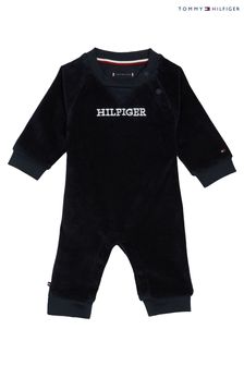 אוברול לתינוקות בצבע כחול עם לוגו מעוגל של Tommy Hilfiger (146007) | ‏256 ‏₪