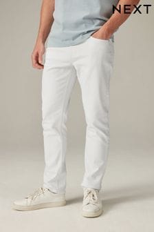 White Slim Essential Stretch Jeans (146182) | OMR9