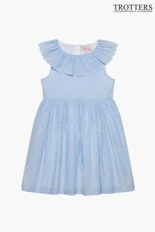 Trotters London Blue Florrie Wide Willow Dress (146206) | AED388 - AED421