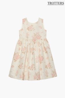 Trotters London Gold Floral Maeva Party Dress (146325) | €109 - €117