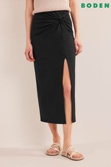 Boden Black Knot Detail Jersey Skirt (147212) | €31