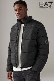 Ea7 black jacket clearance