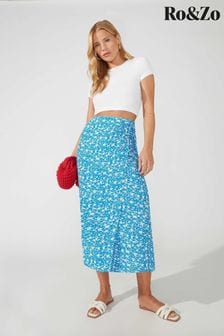 Ro&Zo Blue Ditsy Skirt (148450) | €38