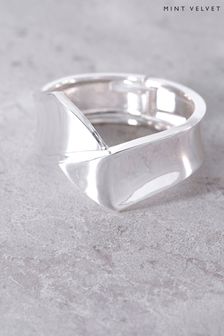 Mint Velvet Silver Tone Cross-over Bracelet (148521) | 27 €
