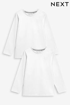 White Long Sleeve T-Shirts (3-16yrs) (149104) | INR 992 - INR 1,654