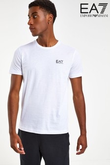 לבן - ​​​​​​​חולצת טי עם לוגו של Emporio Armani EA7  (149416) | ‏210 ₪