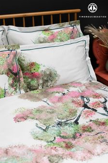 Timorous Beasties Set of 2 Pink Pinyin Tree Pillowcases (14D288) | €47