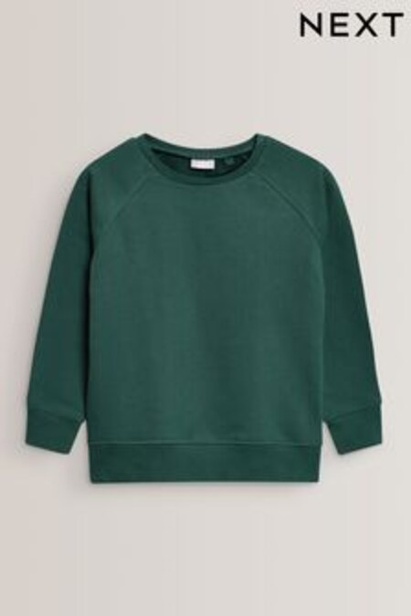 Green 1 Pack Crew Neck School Sweater (3-17yrs) (150087) | 11 € - 19 €