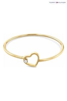 Tommy Hilfiger Jewellery Ladies Gold Tone Minimal Hearts Bracelet (150203) | €101