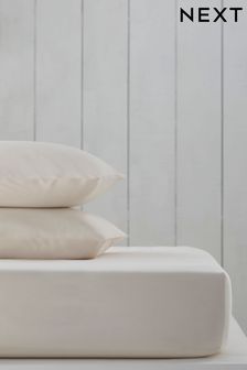 Cream Cotton Rich Fitted Sheet (150398) | ₪ 33 - ₪ 53