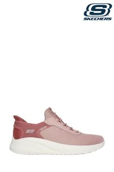 Rosa - Skechers Womens Bobs Squad Chaos Slip In Trainers (150467) | 98 €