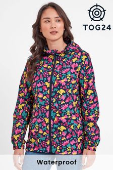 Tog 24 Womens Blue Abstract Floral Craven Milatex 5/5 Jacket (150479) | €30