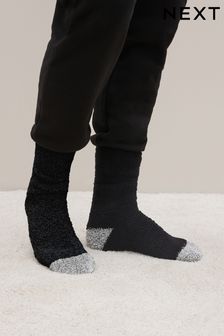 Navy Blue/Grey 4 Pack Cosy Bed Socks (150484) | €18
