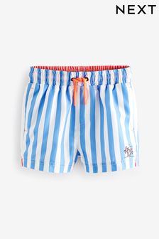 Blue/White - Printed Swim Shorts (3mths-7yrs) (150747) | kr110 - kr180