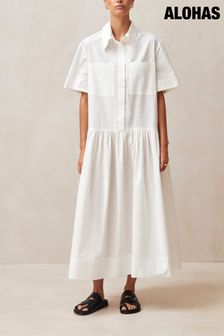 Alohas White Bay Midi Dress (150911) | €179