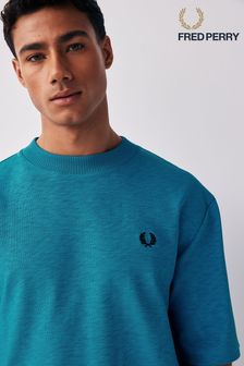 Fred Perry Relaxed Fit Slub Textured T-Shirt