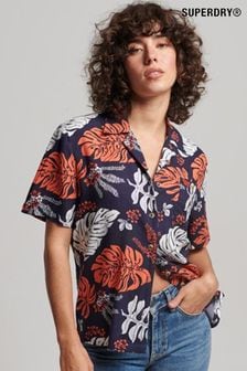 Superdry Blue Beach Resort Shirt (151085) | AED222
