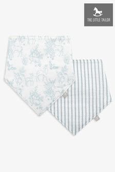 The Little Tailor Baby 2 Pack Muslin Printed Bibs (151157) | €13