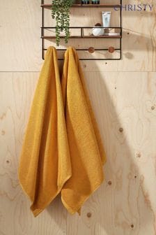 Christy Saffron Brixton - 600 GSM Cotton Textured Bath Towel (151239) | $37 - $56
