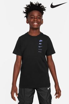 Czarny - Koszulka Nike z logo (151447) | 72 zł