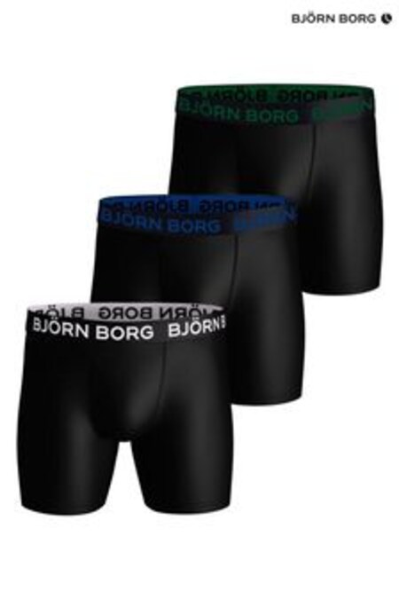 Bjorn Borg Black Performance Boxer 3 Pack (153336) | $82
