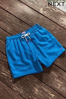 Cobalt Blue Palm Logo Essential Swim Shorts (153484) | 74 QAR
