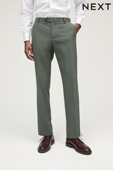 Green Slim Fit Motionflex Stretch Suit: Trousers (153560) | $62