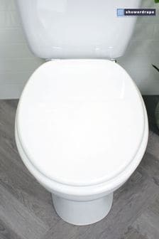 Showerdrape White Oxford Wooden Toilet Seat (153563) | MYR 195