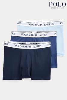 Bleu clair bleu marine - Polo Ralph Lauren Classic Stretch en coton stretch 3 lots (153601) | €63