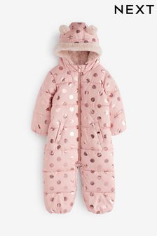 Combinaison de neige imperméable à pois en aluminium (3 mois - 7 ans) (153874) | €28 - €32