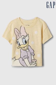 Jaune - T-shirt Gap Disney graphique à manches courtes et col ras du cou (6 mois - 5 ans) (154442) | €16