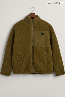 Зеленая флисовая куртка Gant (154538) | €132