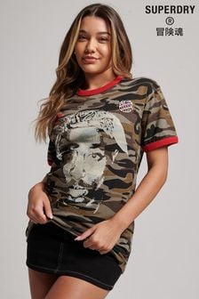 Superdry Allstars Tp Boyfriend-T-Shirt mit Grafik (154561) | 45 €