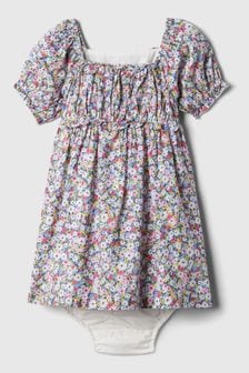 Gap Pink Puff Sleeve Dress (6mths-5yrs) (154741) | €29