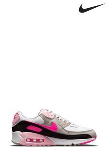 Nike	White/Pink Air Max 90 Trainers