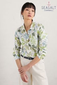 Seasalt Cornwall Natural Larissa Organic Cotton Shirt (154983) | €34