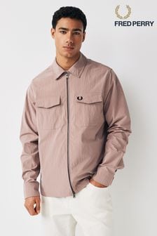 Темно-розовый - Fred Perry легкая куртка на молнии (155654) | €205