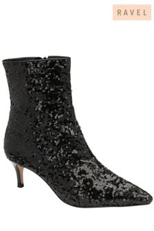 Ravel Black Sequin Ankle Boots (155727) | 123 €