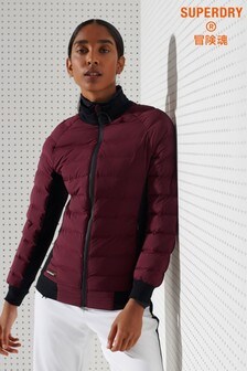 superdry purple coat