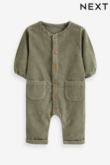 Khaki Green Corduroy Baby Romper (0mths-3yrs) (156825) | 19 € - 21 €